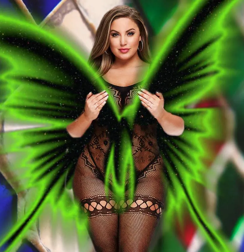 Baci Plus Size Crotchless Bodystocking