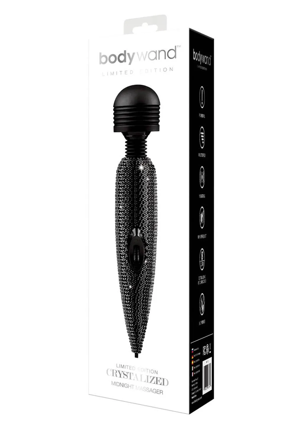 Bodywand Midnight Limited Edition Crystalized Wand