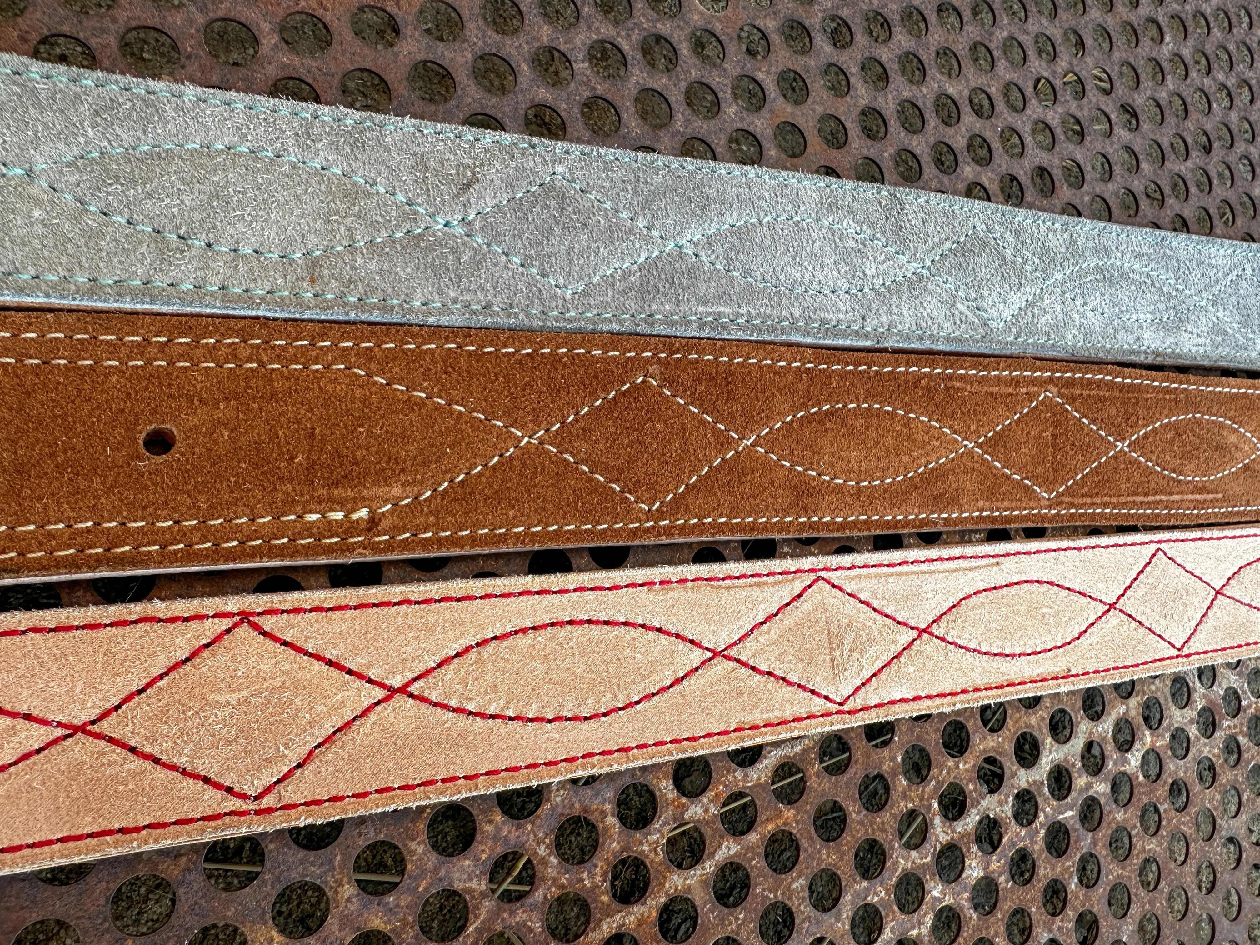 Build Your Own Boot Stitch Belt Pink