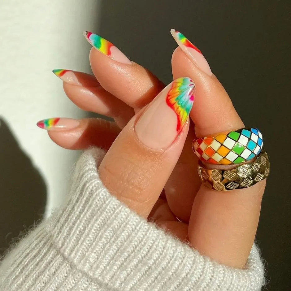 Checker Ring - Black And White