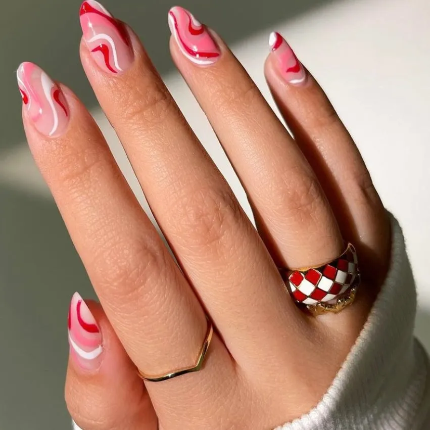 Checker Ring - Black And White