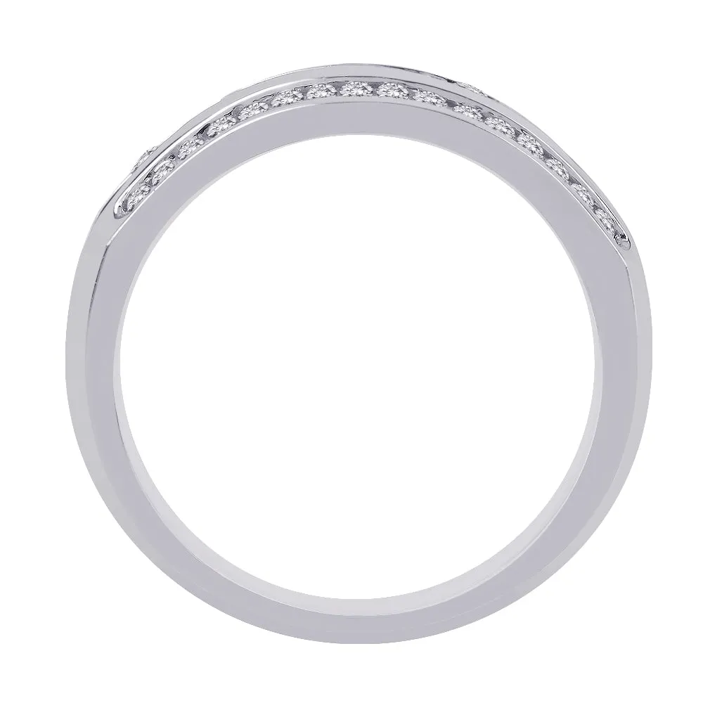 KATARINA Three Row Diamond Anniversary Band (1 cttw)