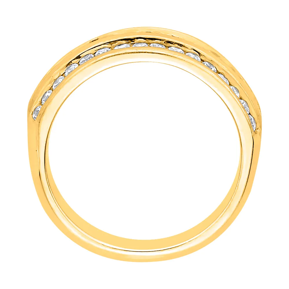 KATARINA Three Row Diamond Anniversary Band (1 cttw)