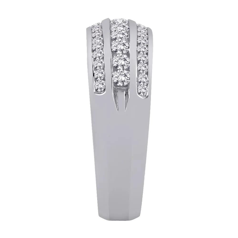 KATARINA Three Row Diamond Anniversary Band (1 cttw)