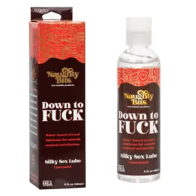 Naughty Bits Down to Fuck Silky Sex Lube - Bulk