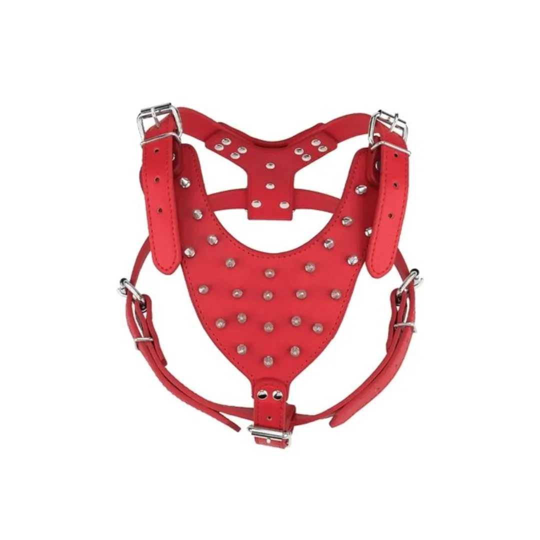 PetAffairs Spiked Elegance Dog Harness