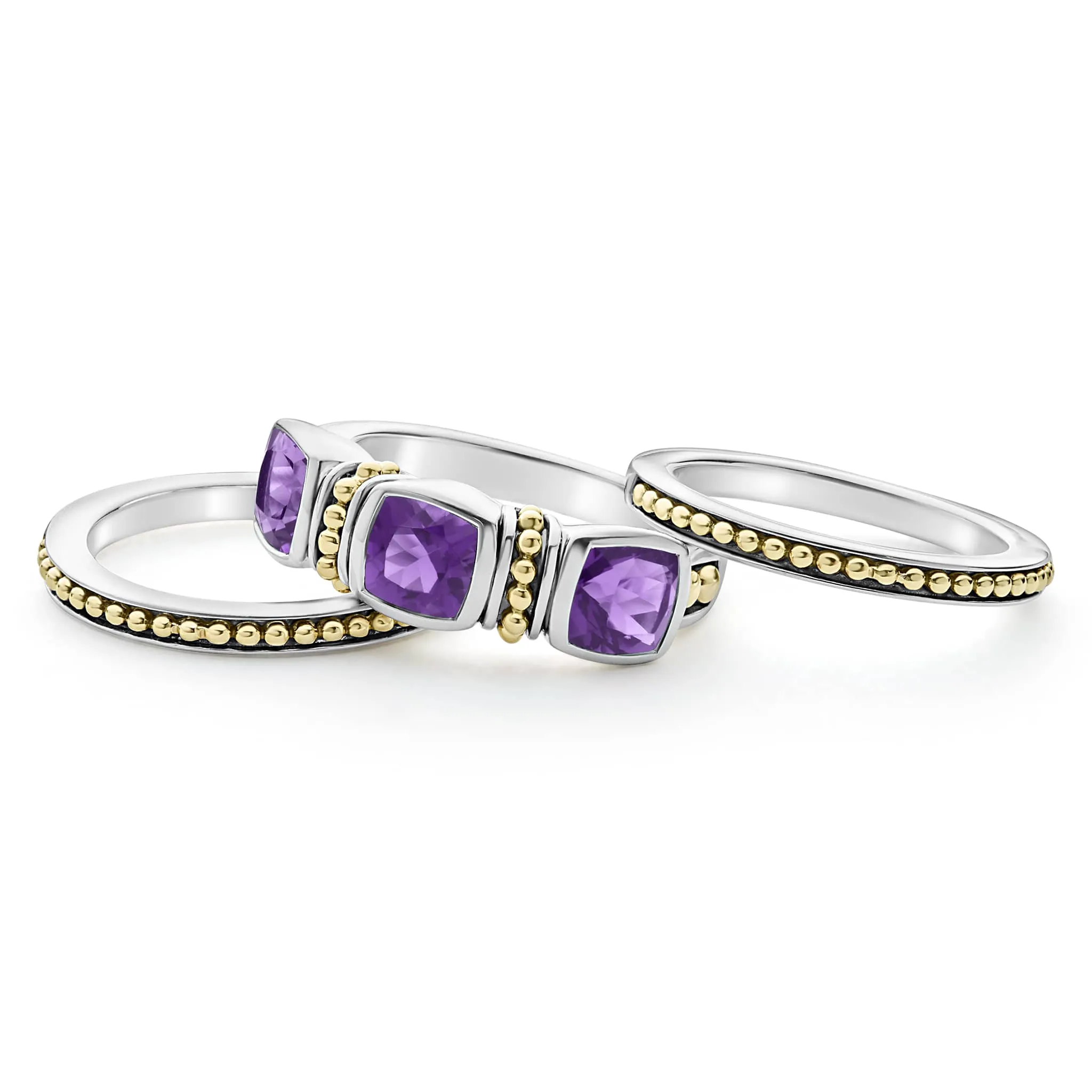 Rittenhouse Amethyst Stacking Rings