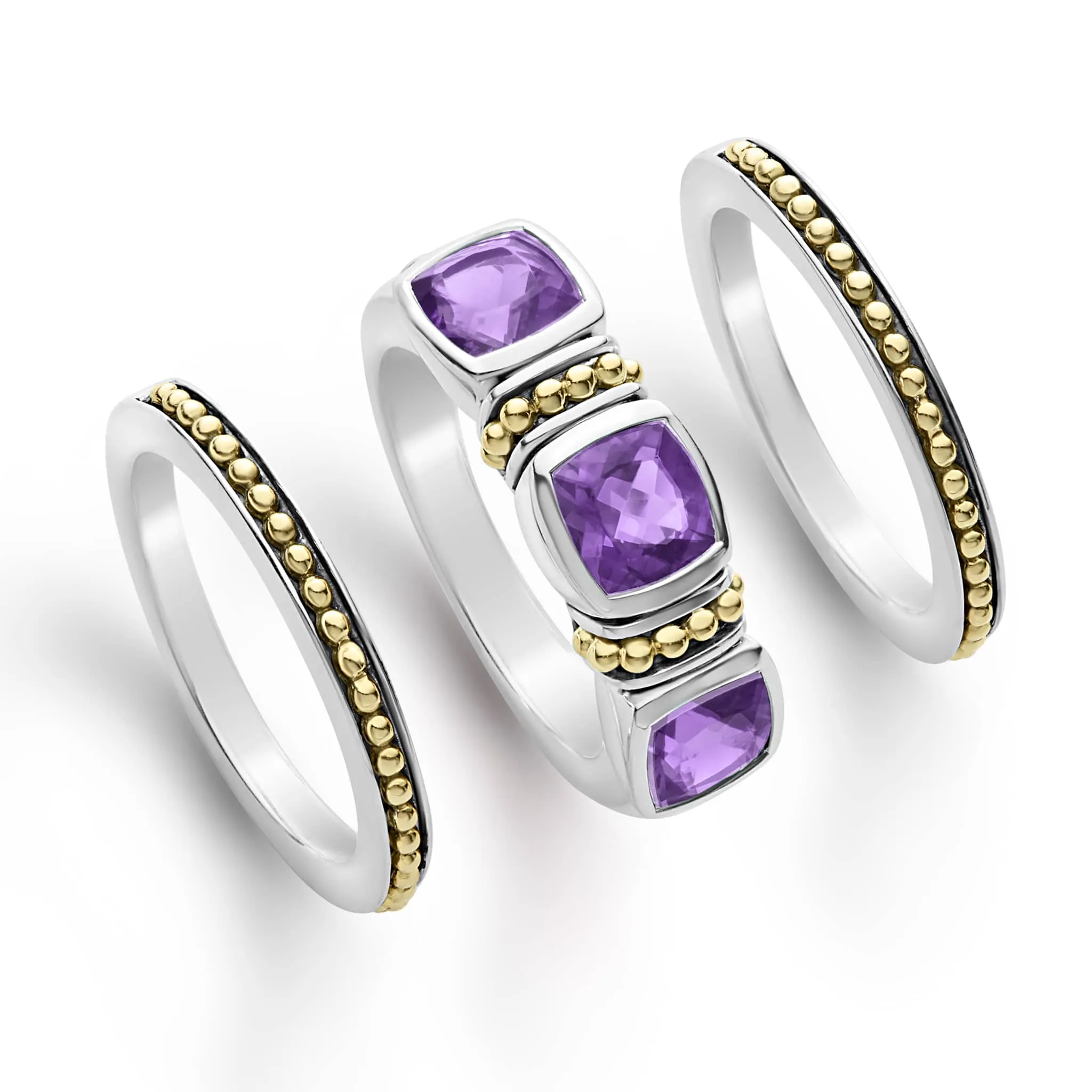 Rittenhouse Amethyst Stacking Rings