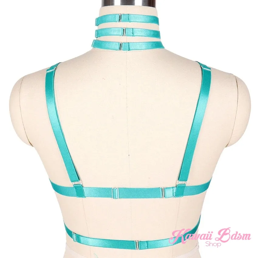 Satin Pentagram Harness Set