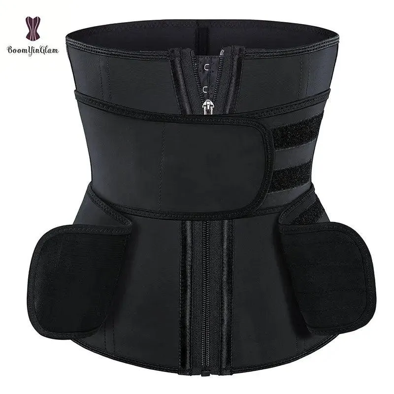 Zipper Sweat Tummy Belts