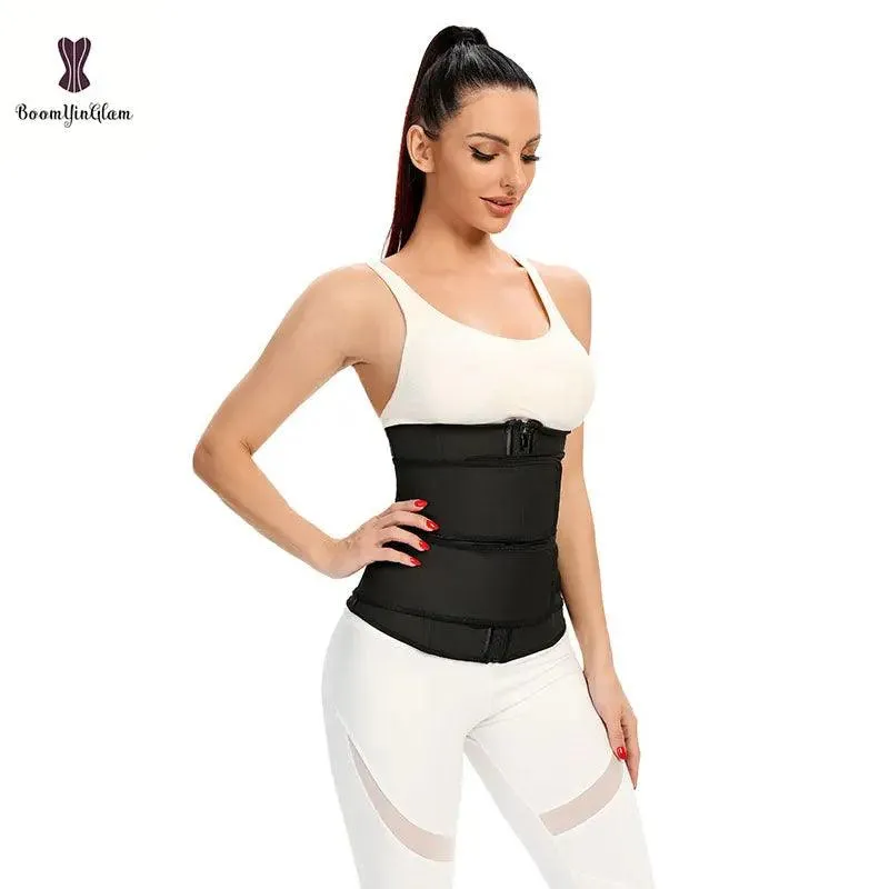 Zipper Sweat Tummy Belts