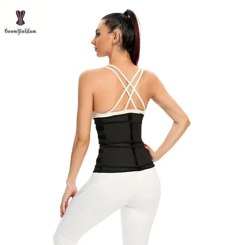 Zipper Sweat Tummy Belts
